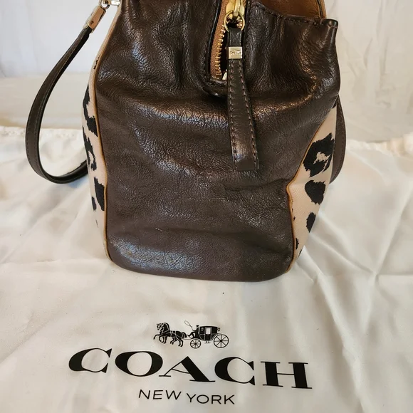 Coach Madison Kimberly Carryall Women's Bag - Brown and Black - Picture 5 of 13